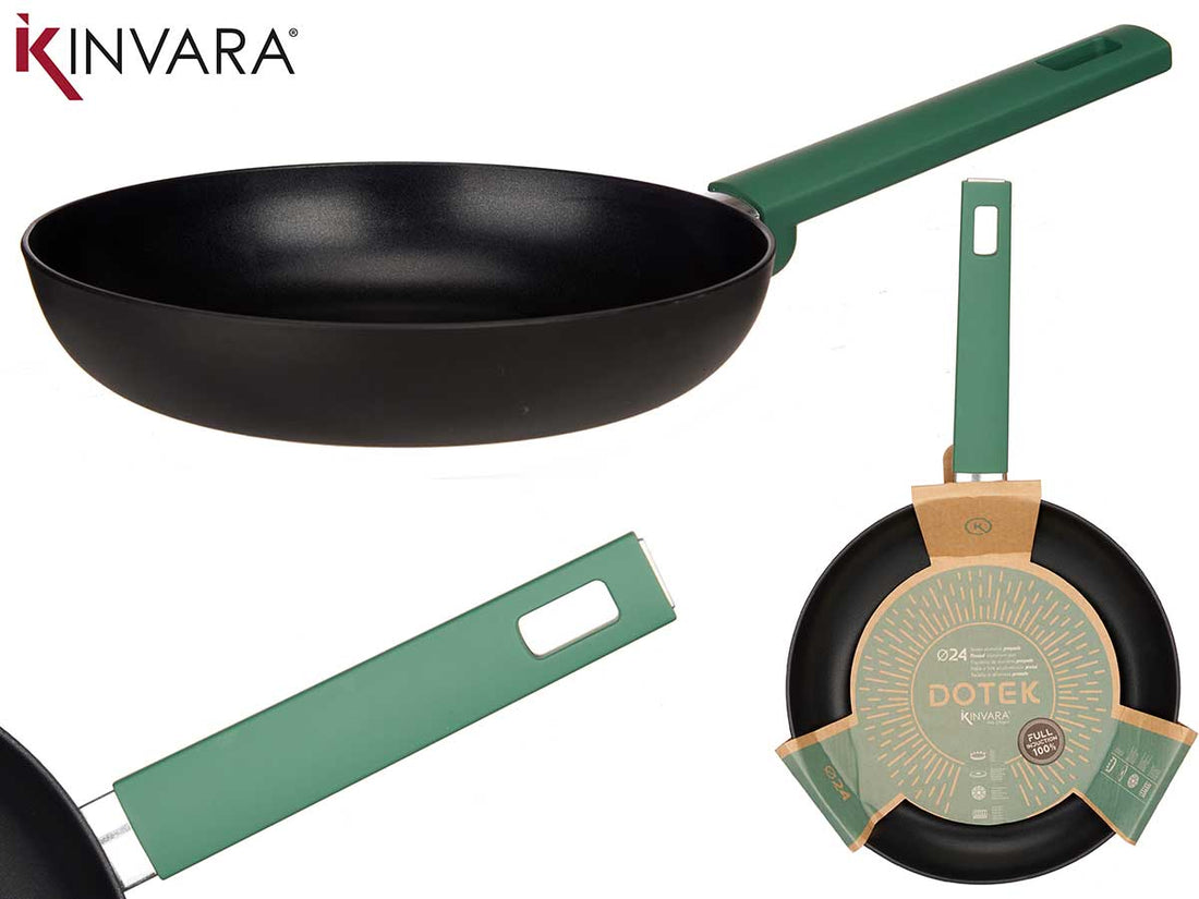Sartén Aluminio Prensado Verde 24Cm
