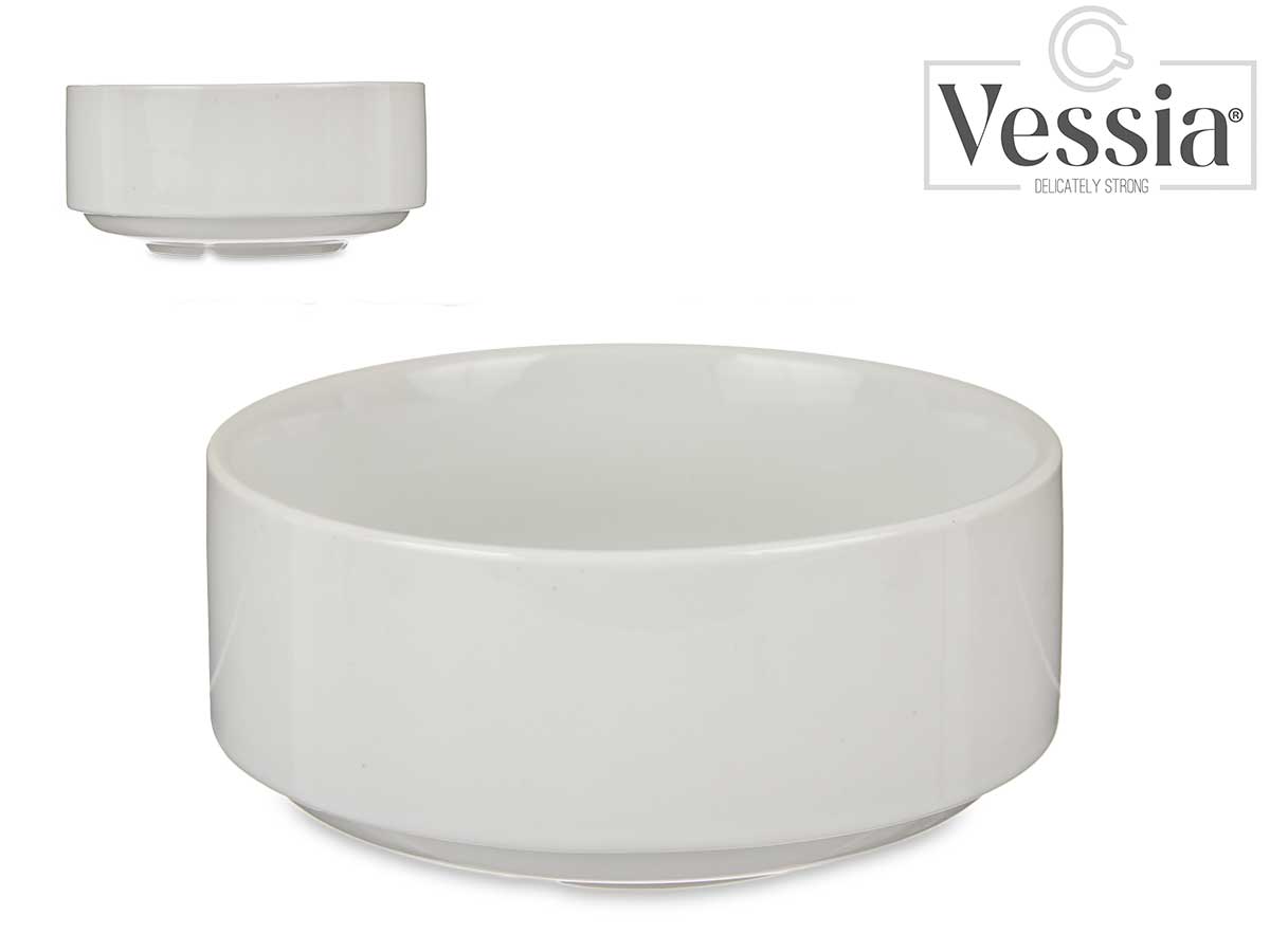 400Ml Round White Porcelain Bowl