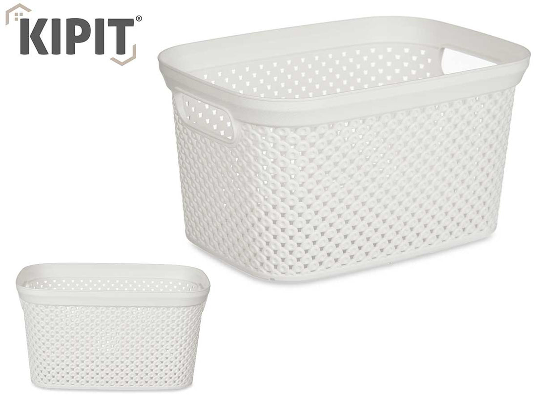 Cesta Organizador Plástico Blanco 3L