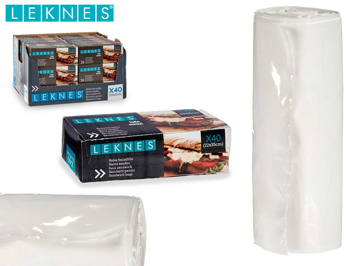 Plastic Sandwich Bag 40 Units