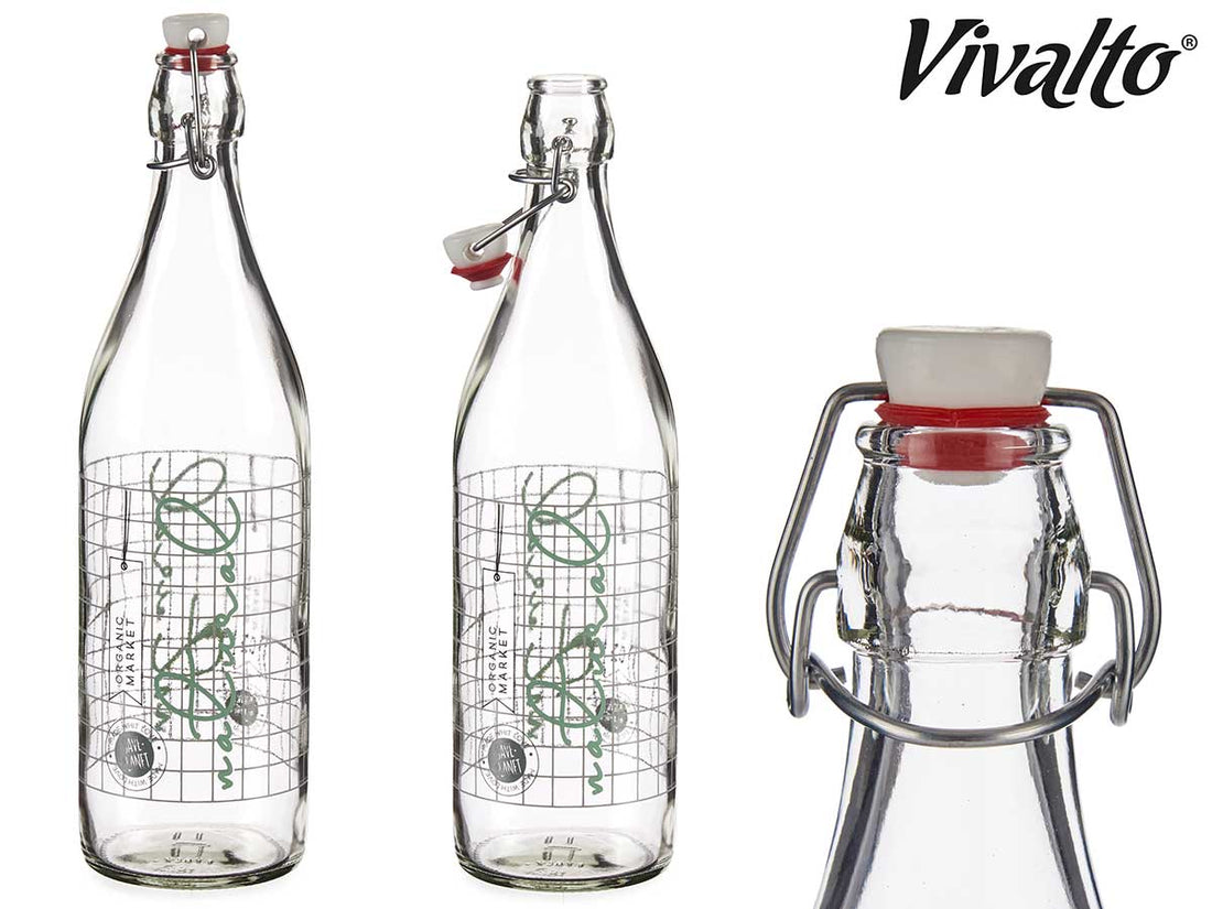 Botella Cristal Natural 1L