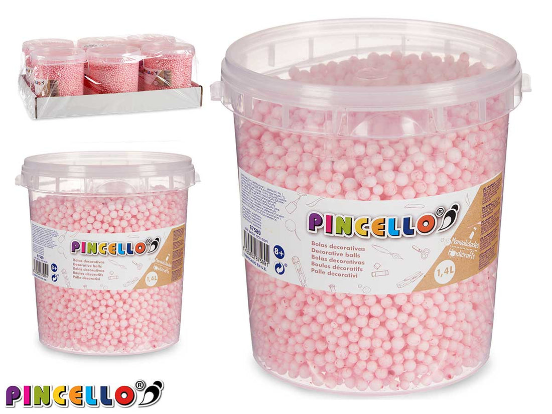 Bola Bola De Poliestireno Rosa