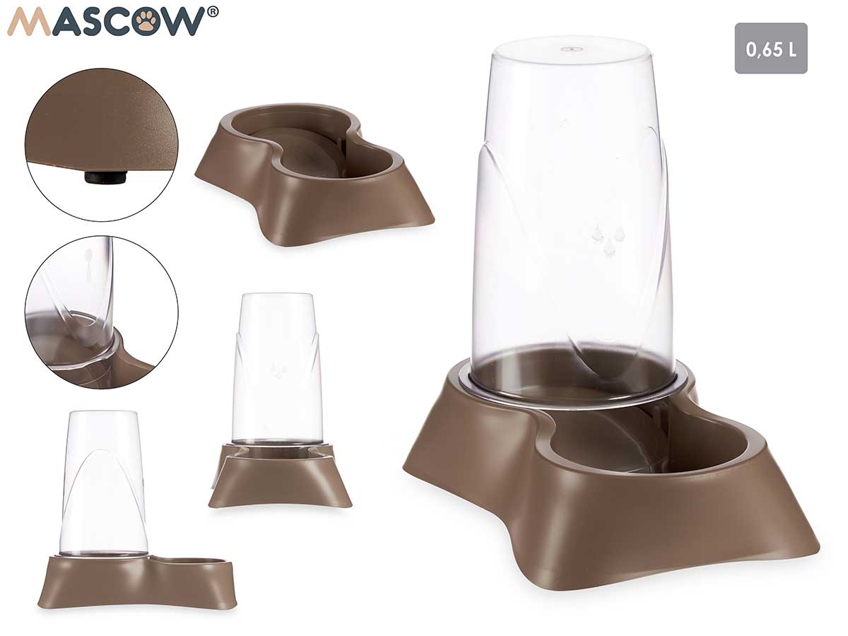 0,65L Beige Reserve Plastic Food Bowl Trough