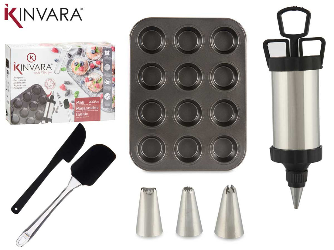 Juego para hornear: Bandeja para hornear + Cuchilla + Espátula