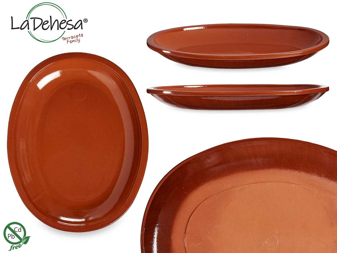 Bandeja Oval Plana 31 x 25 cm