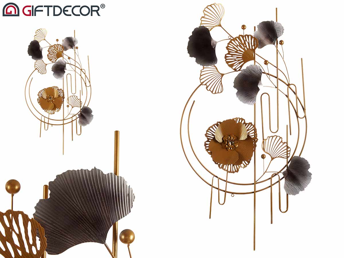 Horizontal Abstract Flower Mural