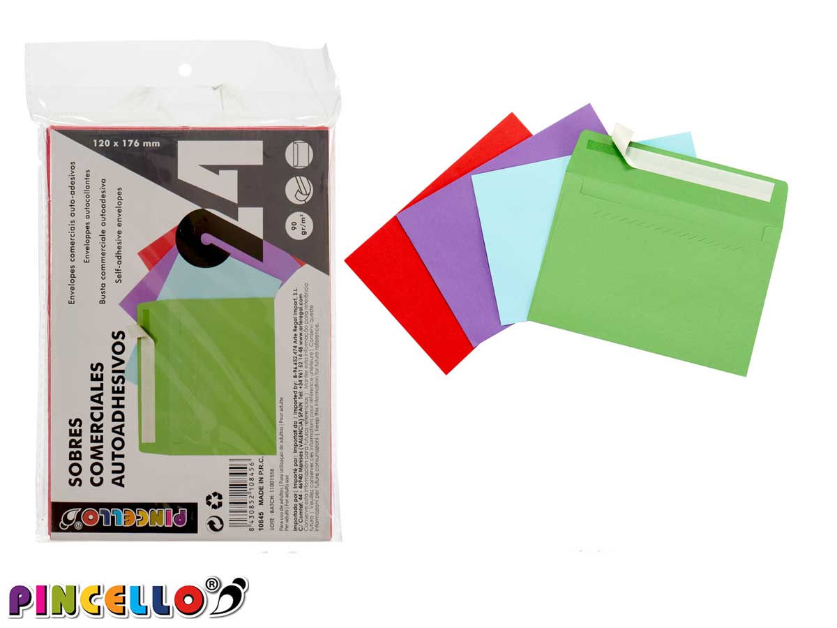 Postal Envelope 4 Col Mix