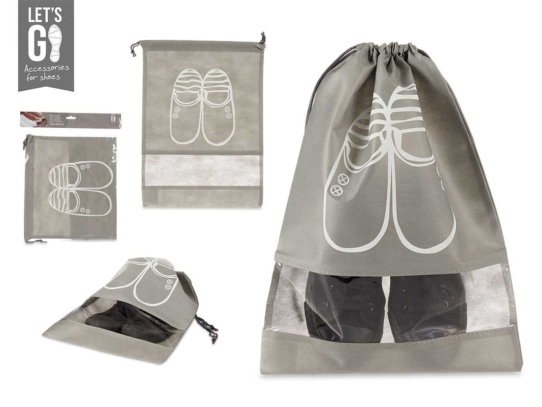 Grey Shoe Storage Bag