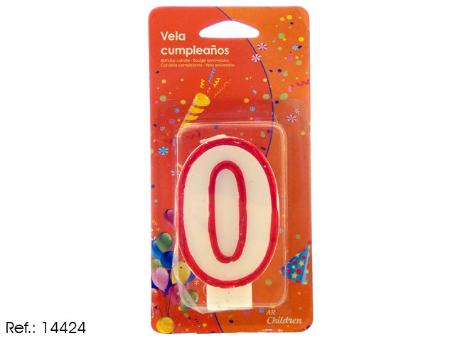 Birthday Candle Number 0