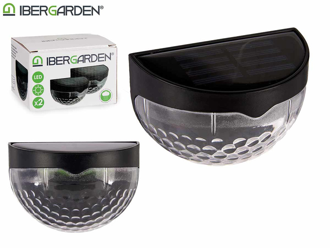 Set Solar Outdoor Wall Light Cold Light