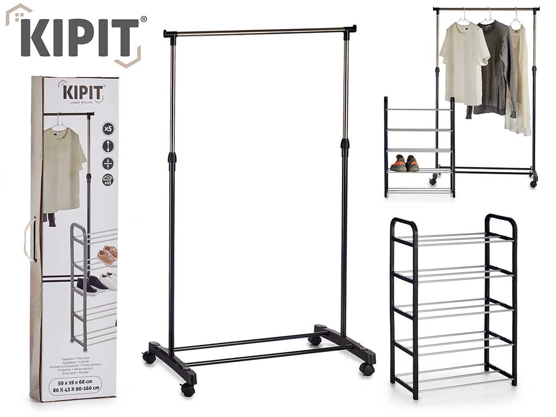Shoe And Metal Hanger Set