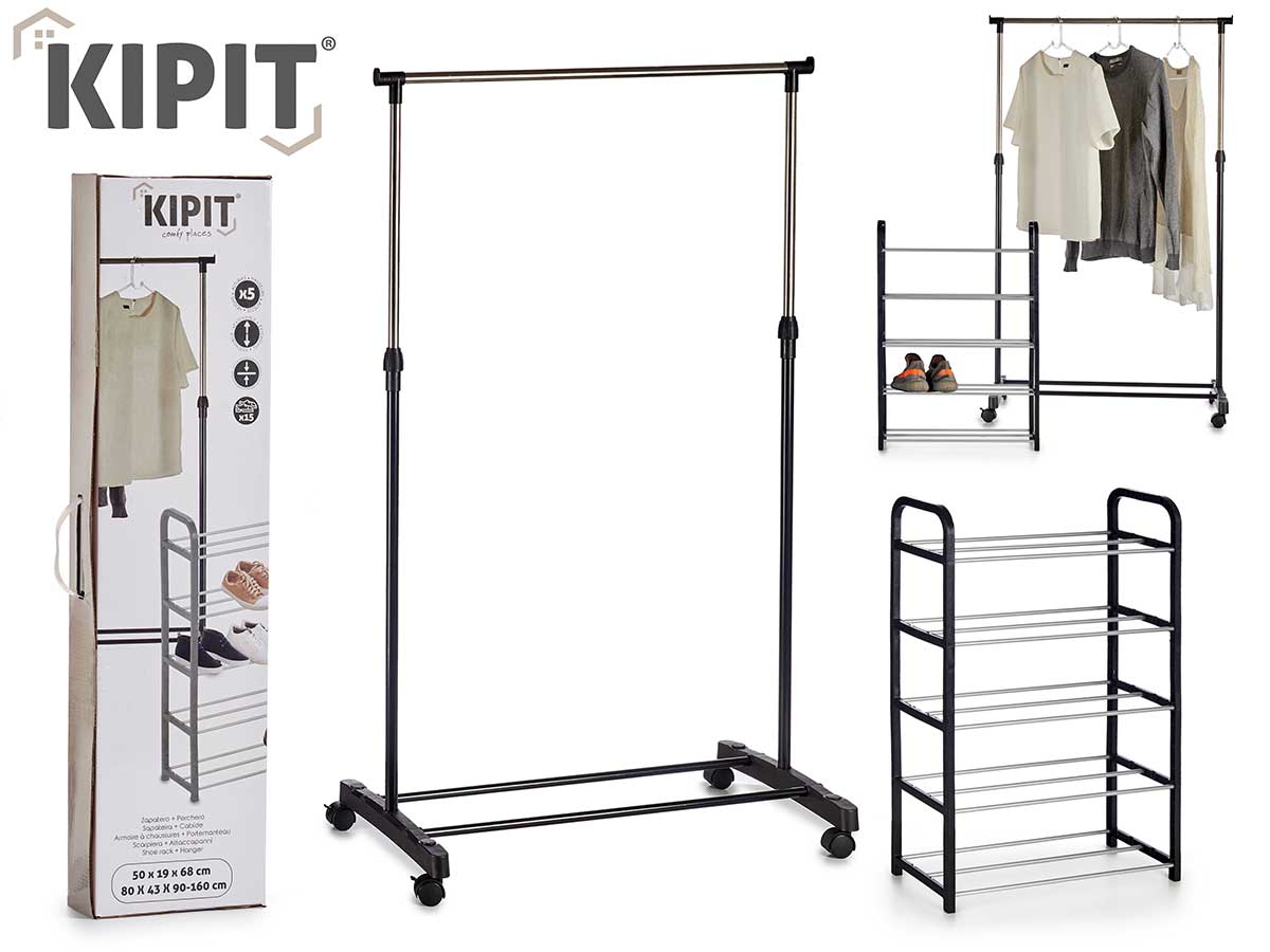 Shoe And Metal Hanger Set