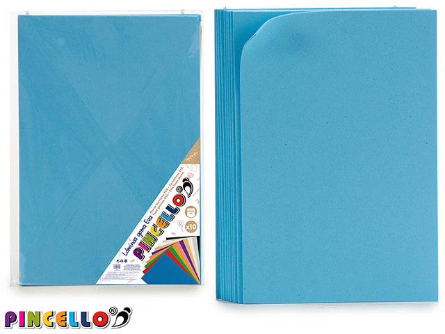 Set 10 Eva Foam Sheet Blue 45X65Cm