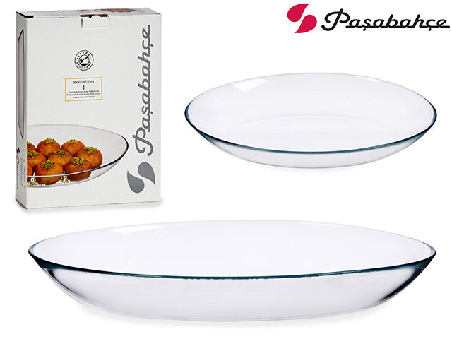 Invitation Oval Tray 25 x 19Cm