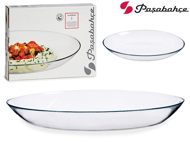 Invitation Oval Tray 33 x 25Cm