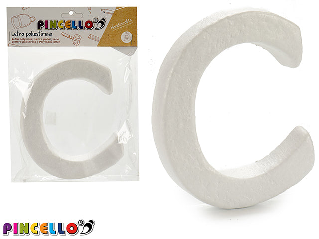 Polyestyrene Letter C 13,5X15Cm