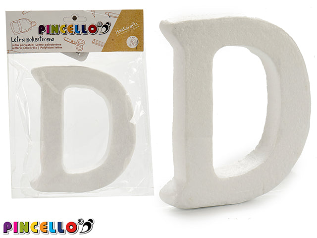 Polyestyrene Letter D 13,5X15Cm