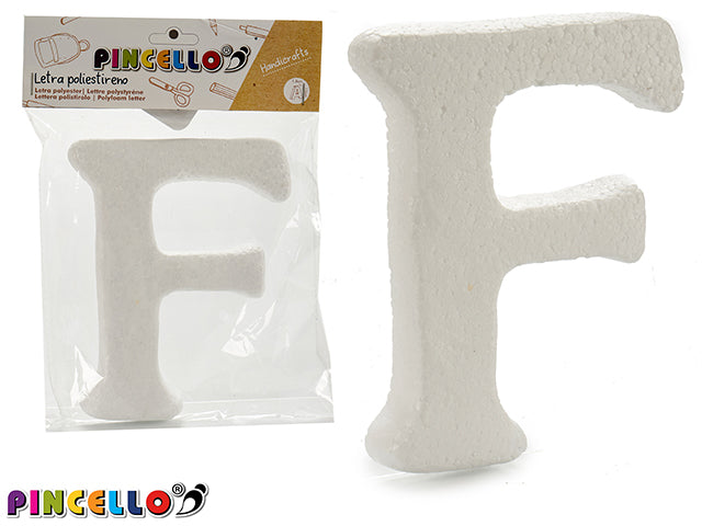 Polyestyrene Letter F 13,5X15Cm