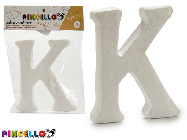 Polyestyrene Letter K 13,5X15Cm