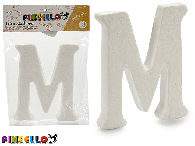Polyestyrene Letter M 13,5X15Cm