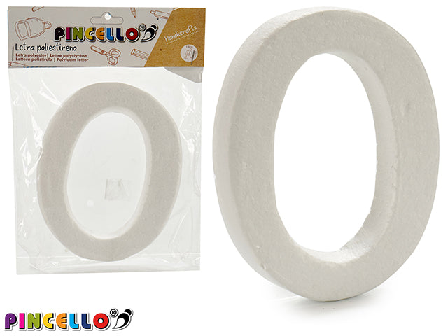 Polyestyrene Letter O 13,5X15Cm