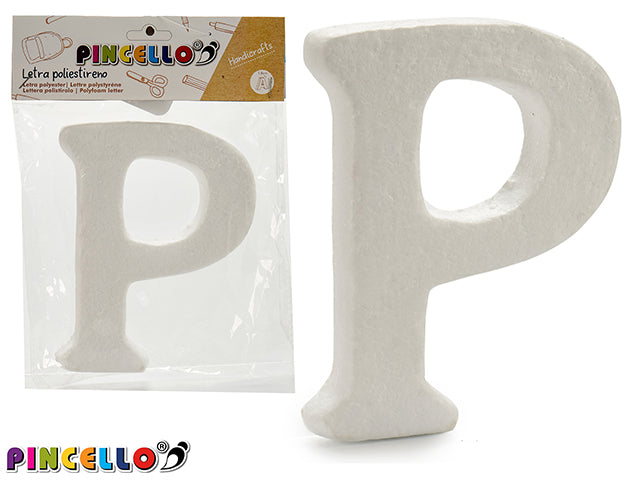 Polyestyrene Letter P 13,5X15Cm