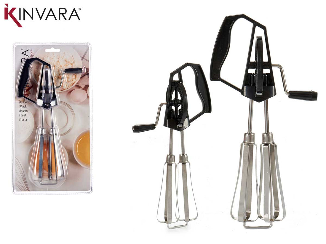 Whisk Two Rods Black Handle