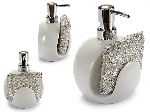 Dispenser Orbed Scourer White