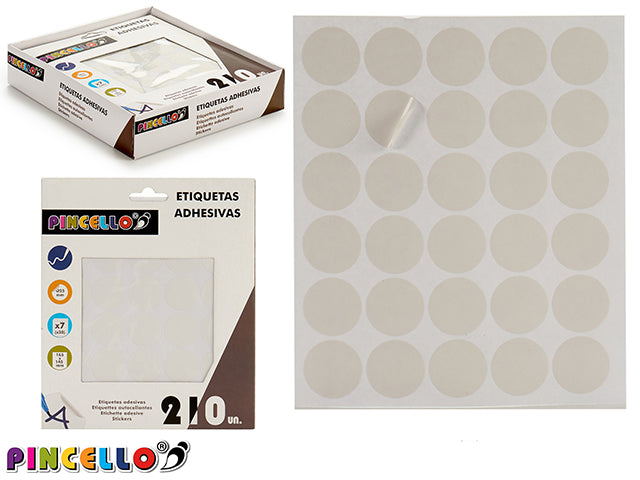 Etiquetas Adhesivas Diam 25Mm 7 Paginas