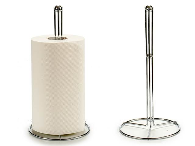 Metal Kitchen Paper Roll Holder 2 Golden Ball
