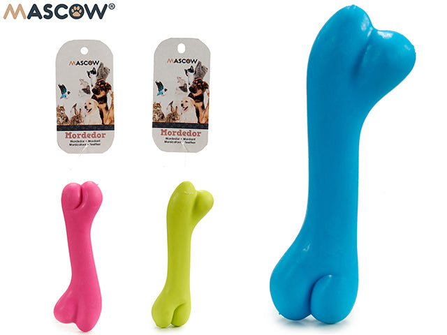 Silicone Teether Pet Plain Bone Mix 3 Co