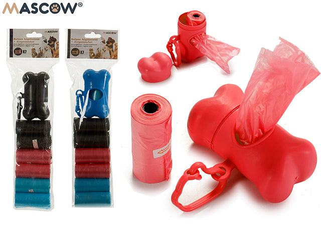 Set 7 Higienic Pet Bags And Support 3 Co