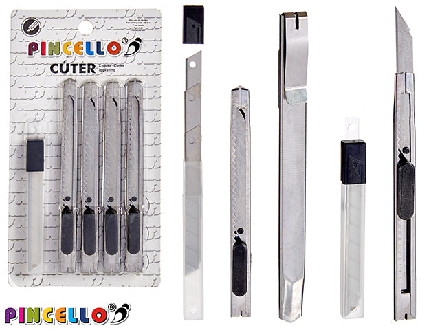 Set 4 Metal Cutters And 3 Spares