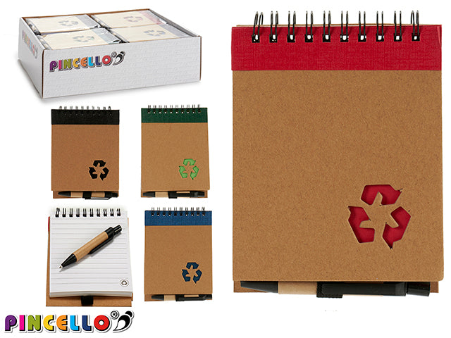 Notebook Carton Cover Recli Pen 10X13 M4