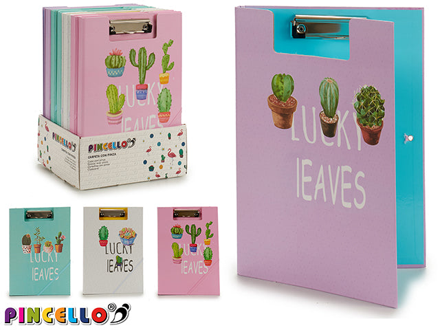 Folder With Clip And Rubber Cactus M4