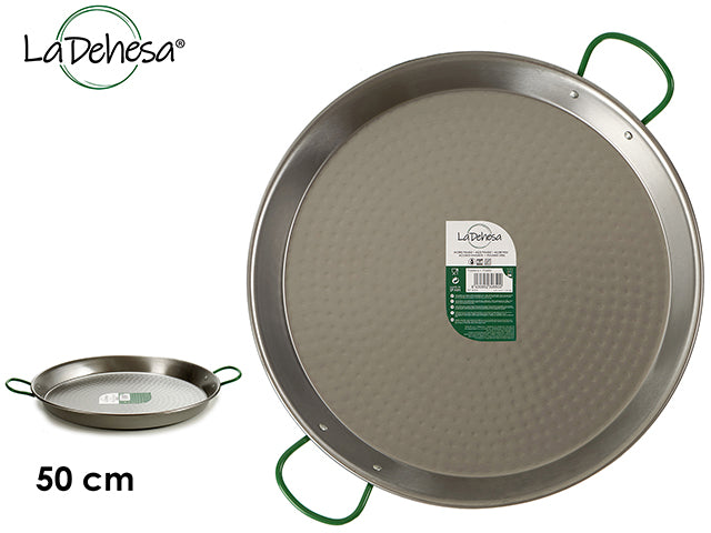 Polished Paella Pan 50 cm 13 Portions