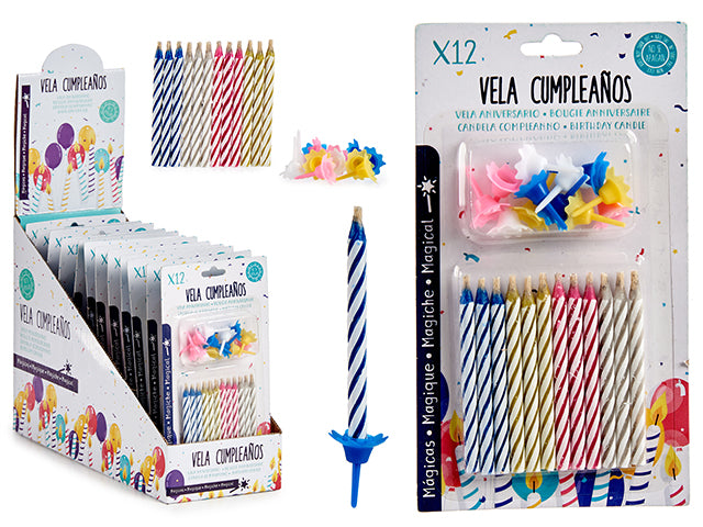 Set Happy Birthday Magic Candle Mix 2 Mo