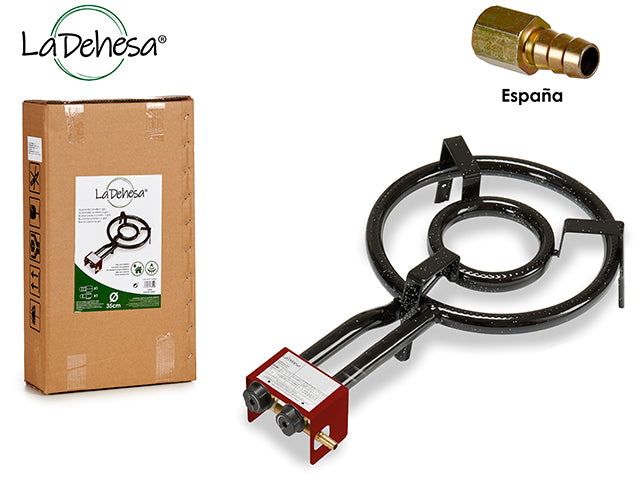 Fogão de 350 mm com queimador duplo
