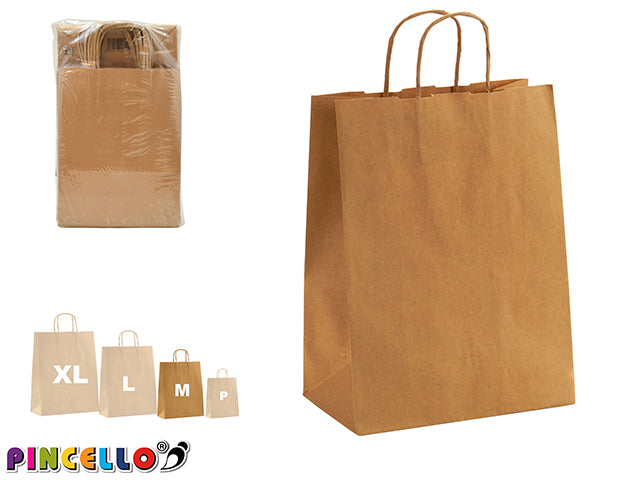Paper Bag Hawanna Kraft Flat Small