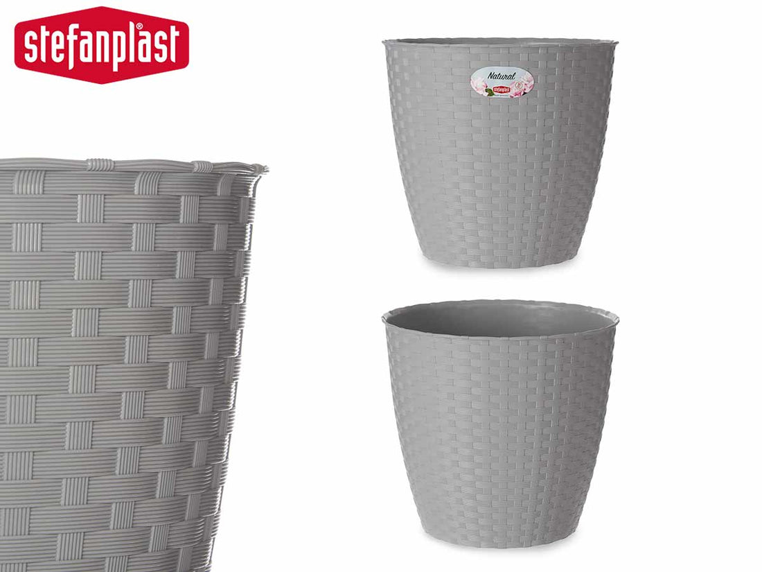 Grey Plant Pot Inter/Exter 24Diam