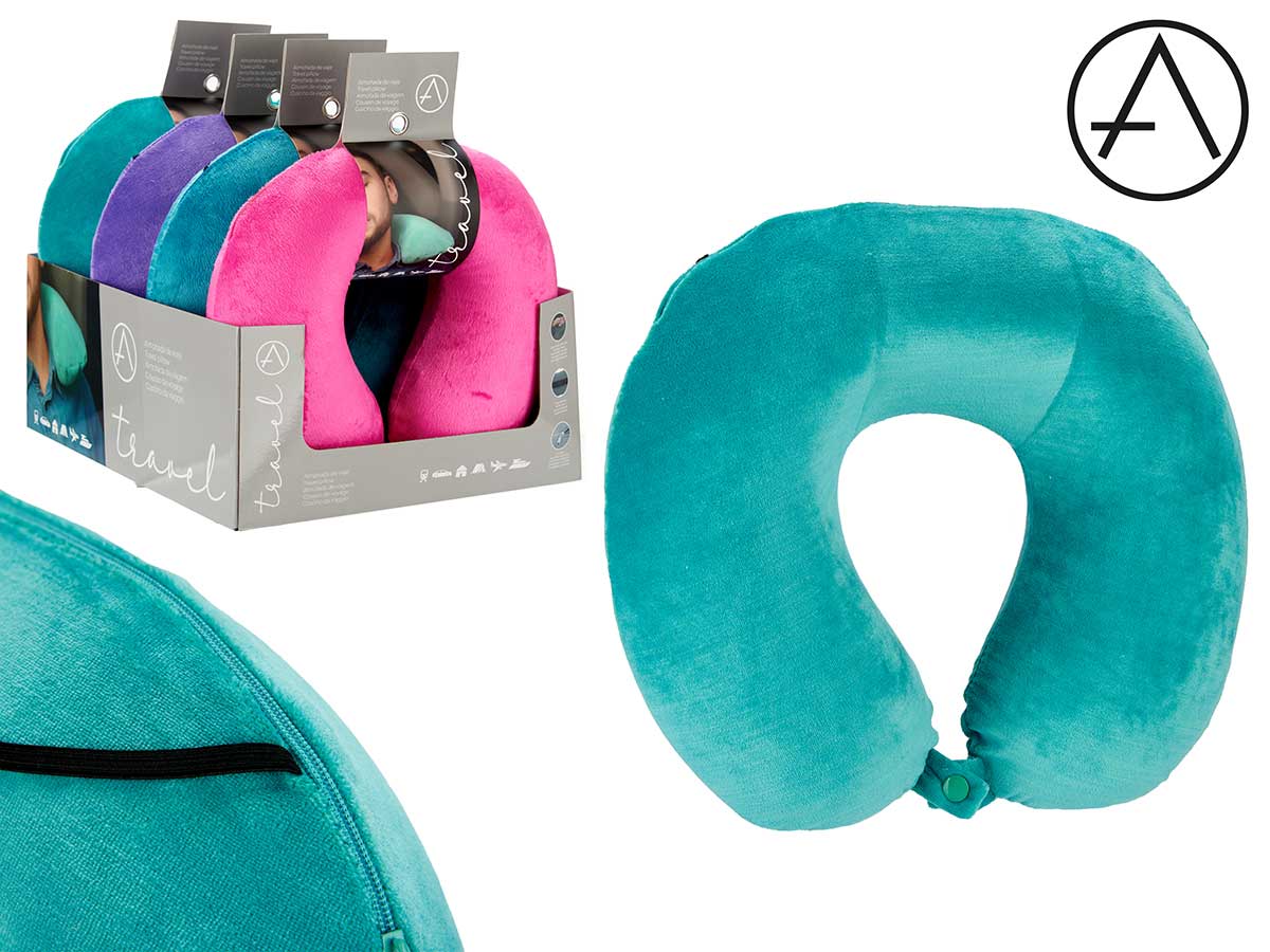 Memory Foam Travel Pillow Mix 4 Col