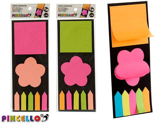 Mix Adhesives Notes Flowers