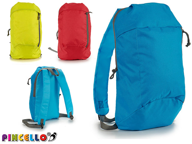 Backpack Side Zipper 3 Col Mix Soft