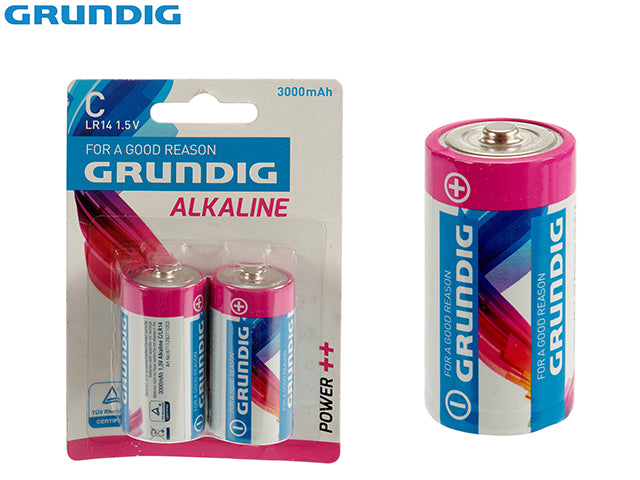 Blister 2Batery Alk C Lr14 3000Mah