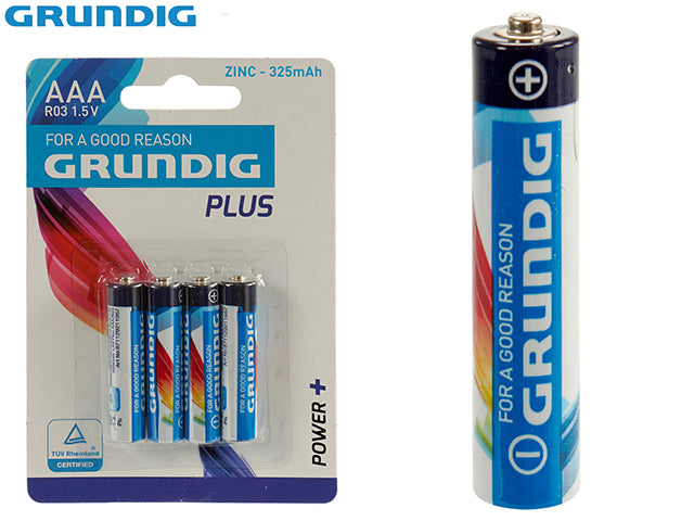 4Pcs Battery R3/Aaa 325Mah Plus