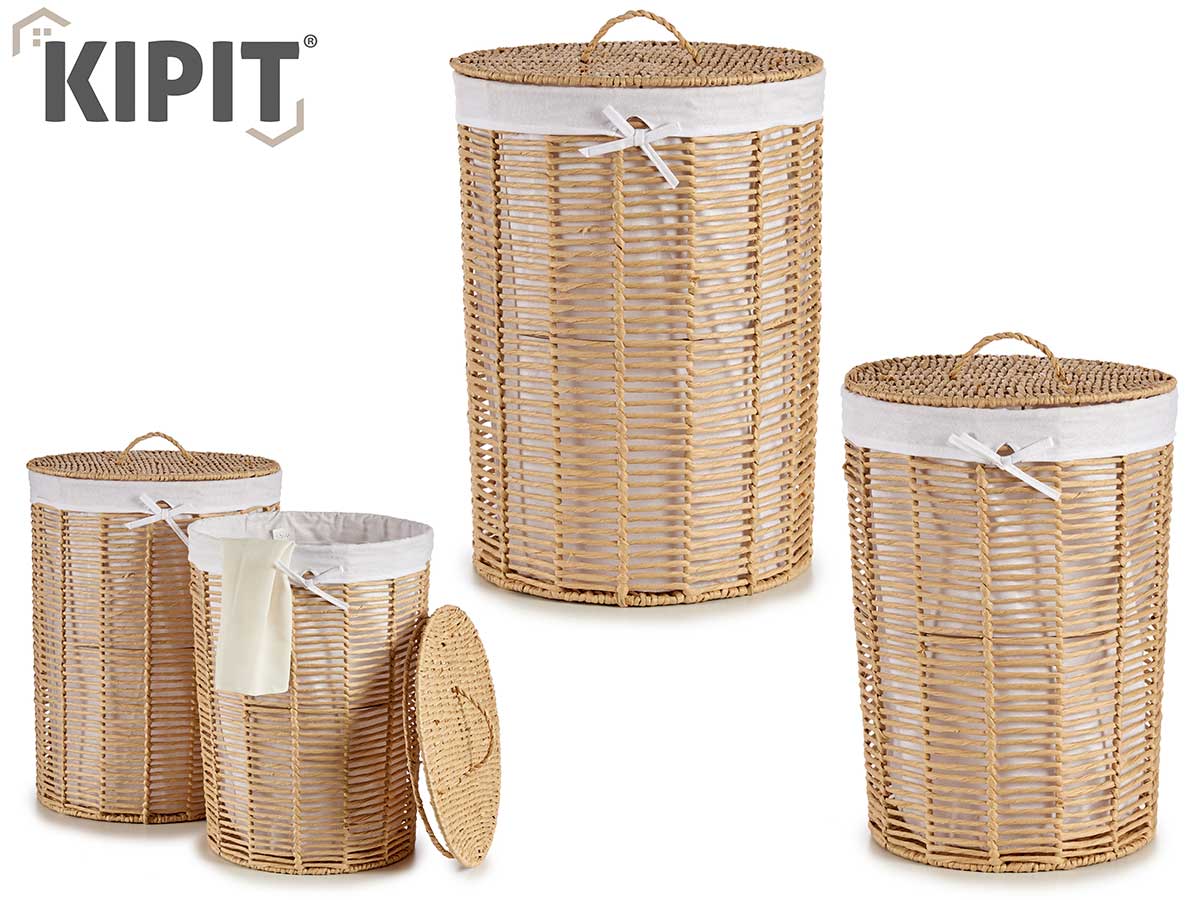 Set 2 Round Basket Natural