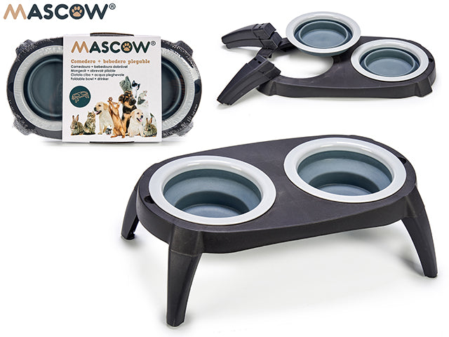 Double Trough Silicone Grey