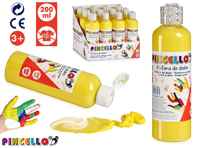 Finger Paint Yellow 200Ml