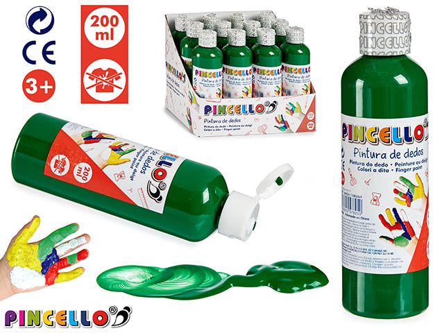 Finger Paint 200Ml Green