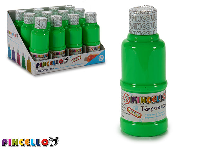 Tempera Paint 120Ml Neon Green